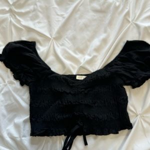 NEW pacsun black blouse size small